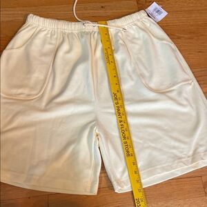 Soft Yellow Lounge Shorts NWT Size XL C&B Sports